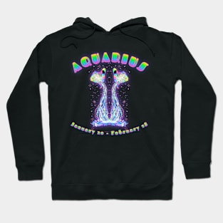 Aquarius 8b Fuchsia Hoodie